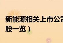 新能源相关上市公司龙头有哪些（新能源概念股一览）