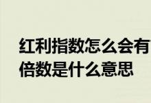 红利指数怎么会有市盈率 指数基金的市盈率倍数是什么意思
