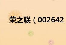 荣之联（002642）股票十大股东都有谁