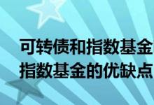 可转债和指数基金哪个收益好 可转债基金和指数基金的优缺点