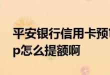 平安银行信用卡预审通过 平安银行信用卡app怎么提额啊