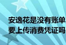 安逸花是没有账单直接扣款的吗 安逸花一定要上传消费凭证吗