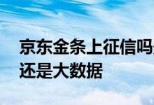 京东金条上征信吗影响买房 京东金条查征信还是大数据
