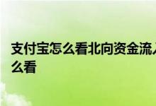 支付宝怎么看北向资金流入流出 支付宝基金主力流入流出怎么看