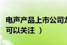 电声产品上市公司龙头股票有哪些（哪些股票可以关注 ）