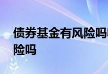 债券基金有风险吗收益有多少 债券基金有风险吗