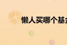 懒人买哪个基金 懒人买什么基金