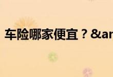 车险哪家便宜？&#32;网上投保优惠多