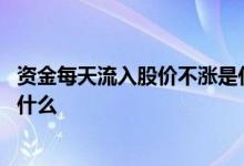资金每天流入股价不涨是什么原因 资金流入股价不涨原因是什么
