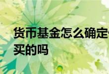 货币基金怎么确定份额 货币基金也是按份额买的吗