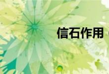 信石作用（信石闪信贷）
