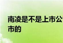 南凌是不是上市公司 南凌科技是什么时候上市的