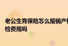 老公生育保险怎么报销产检费用 丈夫的生育保险可以报销产检费用吗