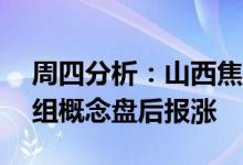 周四分析：山西焦化、新力金融涨超10%重组概念盘后报涨