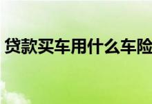 贷款买车用什么车险（贷款买车用什么软件）
