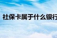 社保卡属于什么银行卡 社保卡属于什么银行