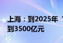 上海：到2025年“元宇宙”相关产业规模达到3500亿元