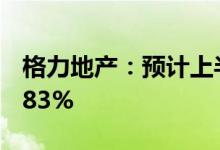格力地产：预计上半年净利润同比减少78%-83%