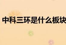 中科三环是什么板块的股票（属于什么概念）