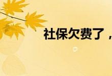 社保欠费了，滞纳金如何计算