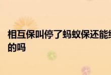相互保叫停了蚂蚁保还能继续交吗 相互保和蚂蚁保险是一样的吗