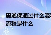 惠遂保通过什么流程去报销 惠衢保22版报销流程是什么