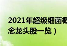 2021年超级细菌概念股有哪些（超级细菌概念龙头股一览）
