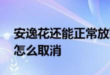 安逸花还能正常放款吗 安逸花极速放款权益怎么取消