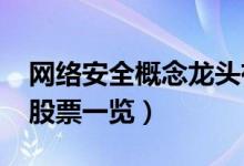网络安全概念龙头有哪些（2022年网络安全股票一览）