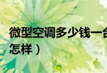 微型空调多少钱一台（冷暖两用小空调性价比怎样）