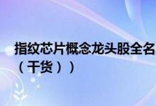 指纹芯片概念龙头股全名单揭晓！指纹芯片概念股有哪些（（干货））