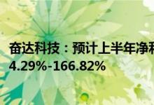 奋达科技：预计上半年净利6500万元-8000万元同比增长154.29%-166.82%