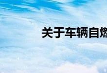 关于车辆自燃保险该如何理赔