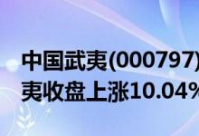中国武夷(000797)行业排名（4月8日中国武夷收盘上涨10.04%）
