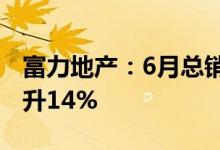 富力地产：6月总销售收入约46.7亿元环比上升14%