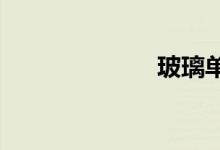 玻璃单独破碎险