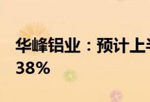 华峰铝业：预计上半年净利润同比增加16%-38%