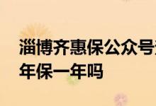 淄博齐惠保公众号查询保单 淄博齐惠保交一年保一年吗