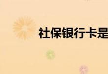 社保银行卡是什么卡 如何使用 