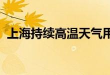 上海持续高温天气用电负荷攀升至历史高位