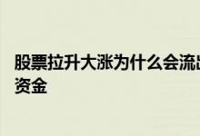 股票拉升大涨为什么会流出资金 股票拉升大涨为什么会流出资金
