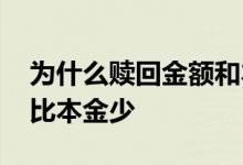 为什么赎回金额和本金一样 为什么赎回份额比本金少