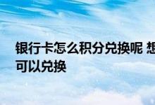 银行卡怎么积分兑换呢 想用银行卡积分兑换东西 请问哪里可以兑换