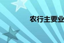 农行主要业务（农行主页）