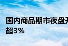 国内商品期市夜盘开盘多数走低焦炭、焦煤跌超3%
