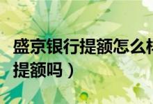 盛京银行提额怎么样（盛京银行信用卡能快速提额吗）