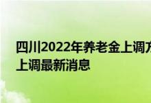 四川2022年养老金上调方案细则参考2021 2022年养老金上调最新消息 