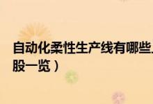 自动化柔性生产线有哪些上市公司（自动化柔性生产线概念股一览）