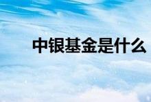 中银基金是什么 中银基金是什么东西