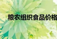 粮农组织食品价格指数6月环比小幅回落